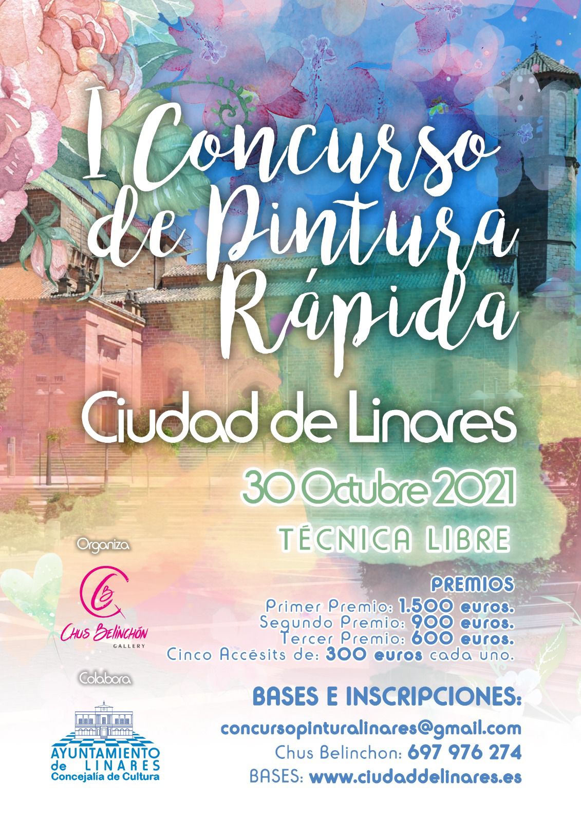 Pulsa para ampliar Cartel I Concurso de Pintura Rápida Ciudad de Linares.jpeg